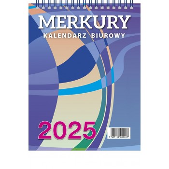 Kalendarz biurkowy Telegraph Merkury 2025, 152x225mm