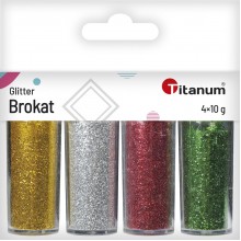 Brokat Titanum Craft-Fun 10g, 4 kolory