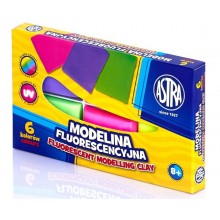 Modelina Astra fluorescencyjna 6 kolorów