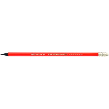Ołówek BIC Evolution Fluo HB, z gumką