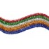 Druciki dekoracyjne metalizowane 0,6x30 cm, 25 sztuk, mix kolor