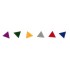 Konfetti trójkąty 12x12x12mm, 14g mix kolor