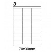 Etykiety samoprzylepne Emerson A4 70x30mm