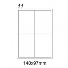 Etykiety samoprzylepne Emerson A4 140x97mm