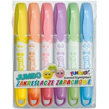 Zakreślacz Fun&Joy zapachowe, 6 kolorów