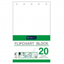 Blok do flipchartów Interdruk 64x100cm, czysty, 20 kartek