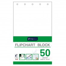 Blok do flipchartów Interdruk 64x100cm, czysty, 50 kartek