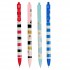 Długopis automatyczny M&G Dots&Stripes, niebieski