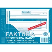Faktura procedura marży Michalczyk i Prokop 195-3E, A5, 80 kartek