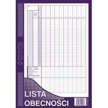Lista obecności Michalczyk i Prokop 506-1, A4, 40 kartek