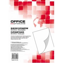 Blok do flipchartów Office Products 58,5x81cm, czysty 50 kartek