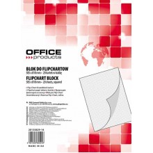 Blok do flipchartów Office Products 58,5x81cm, w kratkę 20 kartek