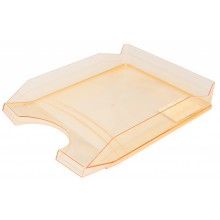 Szuflada na dokumenty Office Products transparentna pomarańczowa