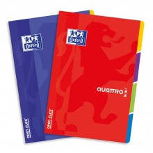 Zeszyt Oxford Openflex Quattro A4, 60k, krata, 4 registry