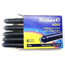 Naboje atramentowe Pelikan TP/6 niebiesko-czarne