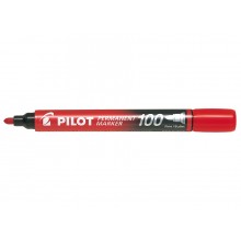 Marker permanentny Pilot SCA-100, okrągły, czerwony
