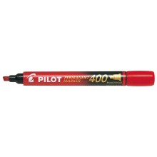 Marker permanentny Pilot SCA-400, ścięty, czerwony