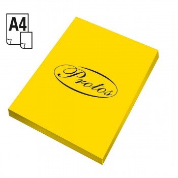 Papier ksero kolorowy Protos A4, 100k, 80g, żółty