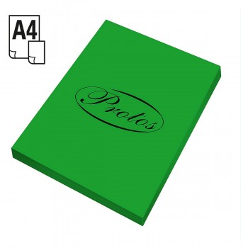 Papier ksero kolorowy Protos A4, 100k, 80g, zielony