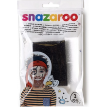 Gąbka do malowania twarzy Snazaroo czarne, 2 sztuki