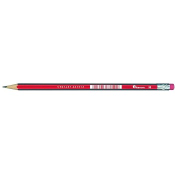 Ołówek techniczny z gumką Titanum H