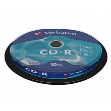 Płyty CD-R Verbatim 700MB cake, 10 sztuk